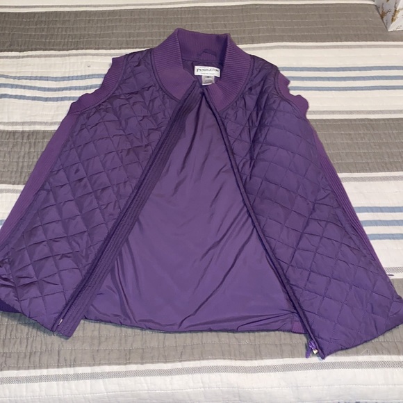 Pendleton Purple Stitch Full-Zip Vest Size M - Picture 7 of 7